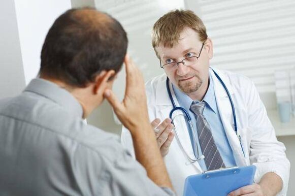 consultazione con un medico per la prostatite